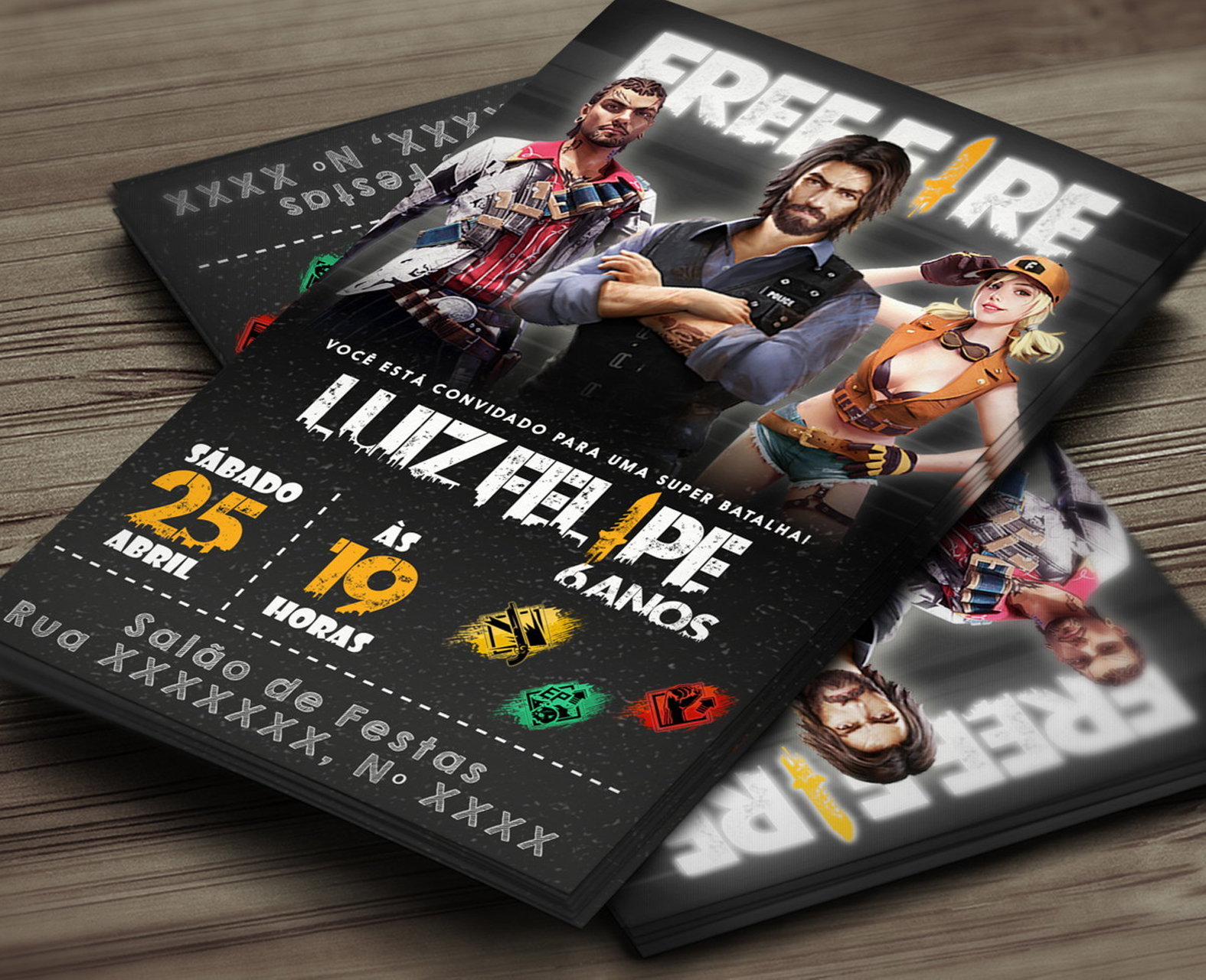 Free Fire convida jogadores para celebrar seu 6° aniversário