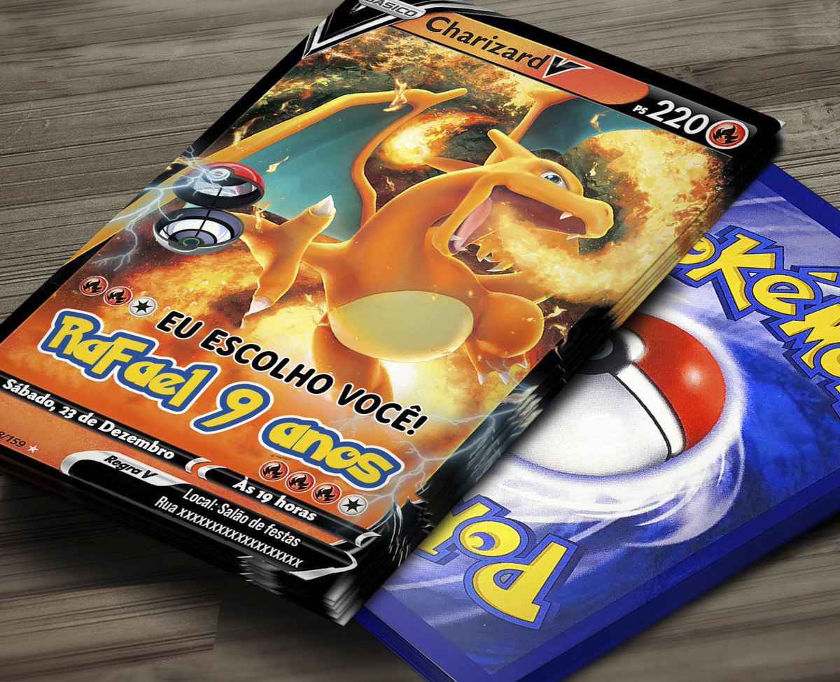 Carta Pokémon Charizard, Promoçoes e Ofertas