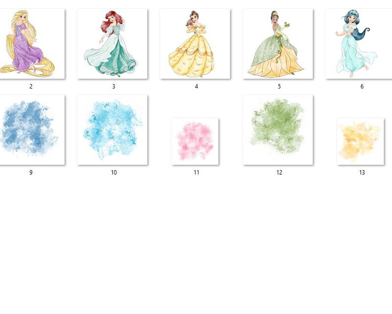 kit-digital-png-princesas-watercolor-menina