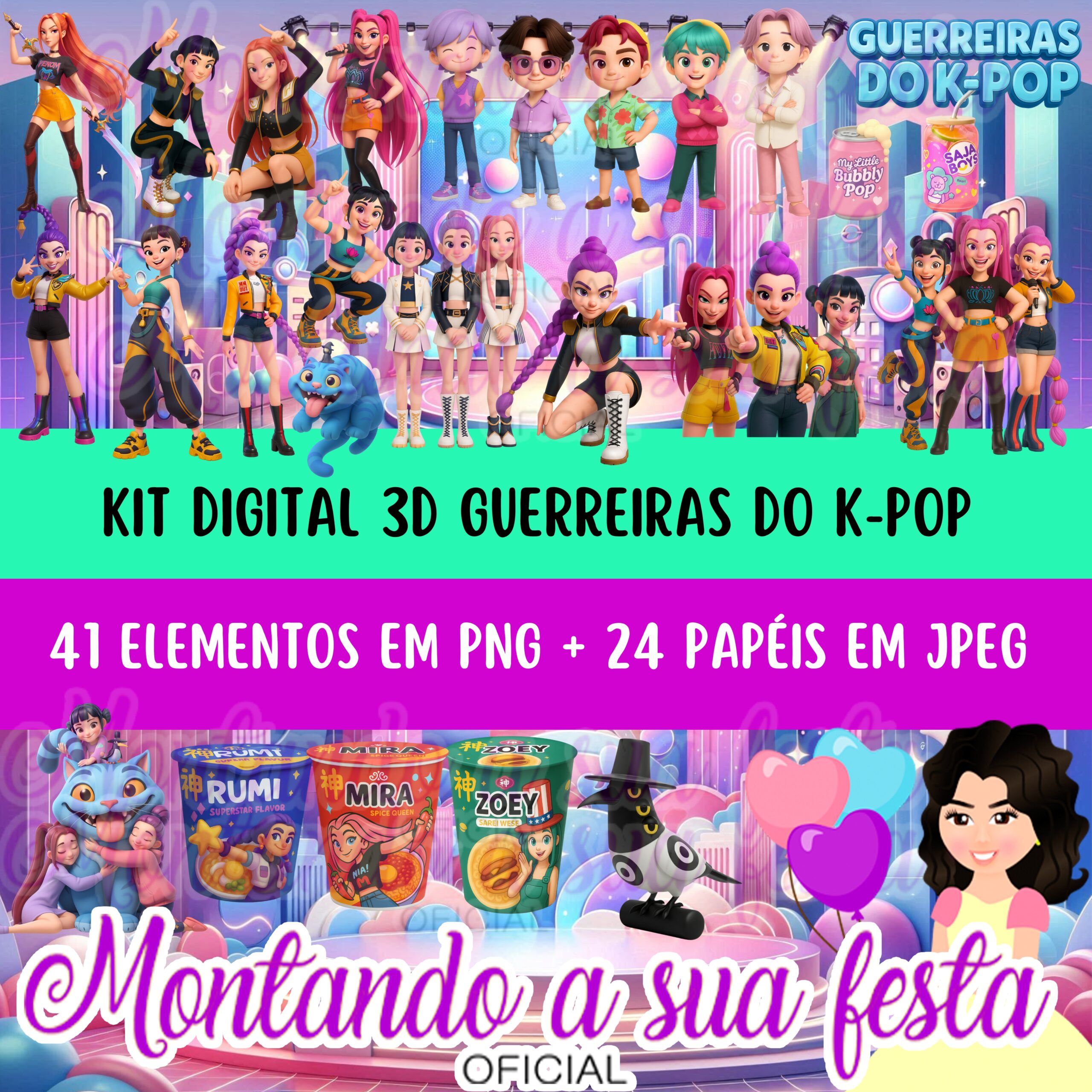 3D Guerreiras do K-Pop