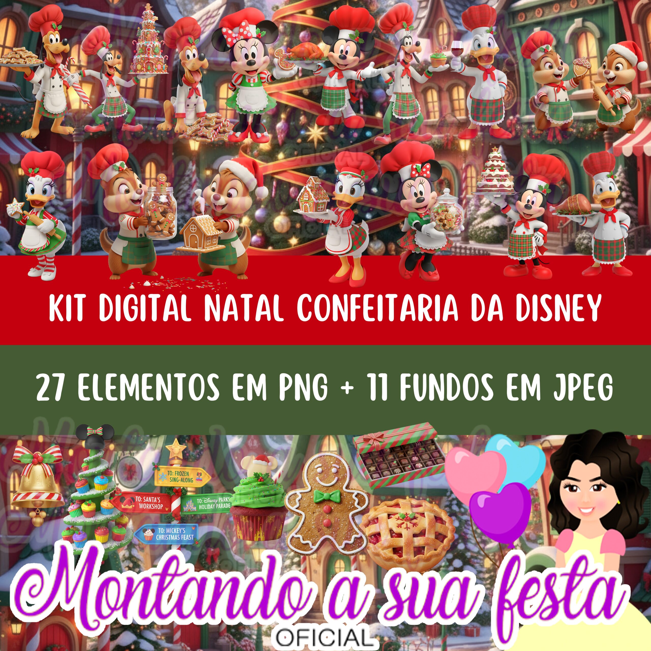 Natal Confeitaria da Disney