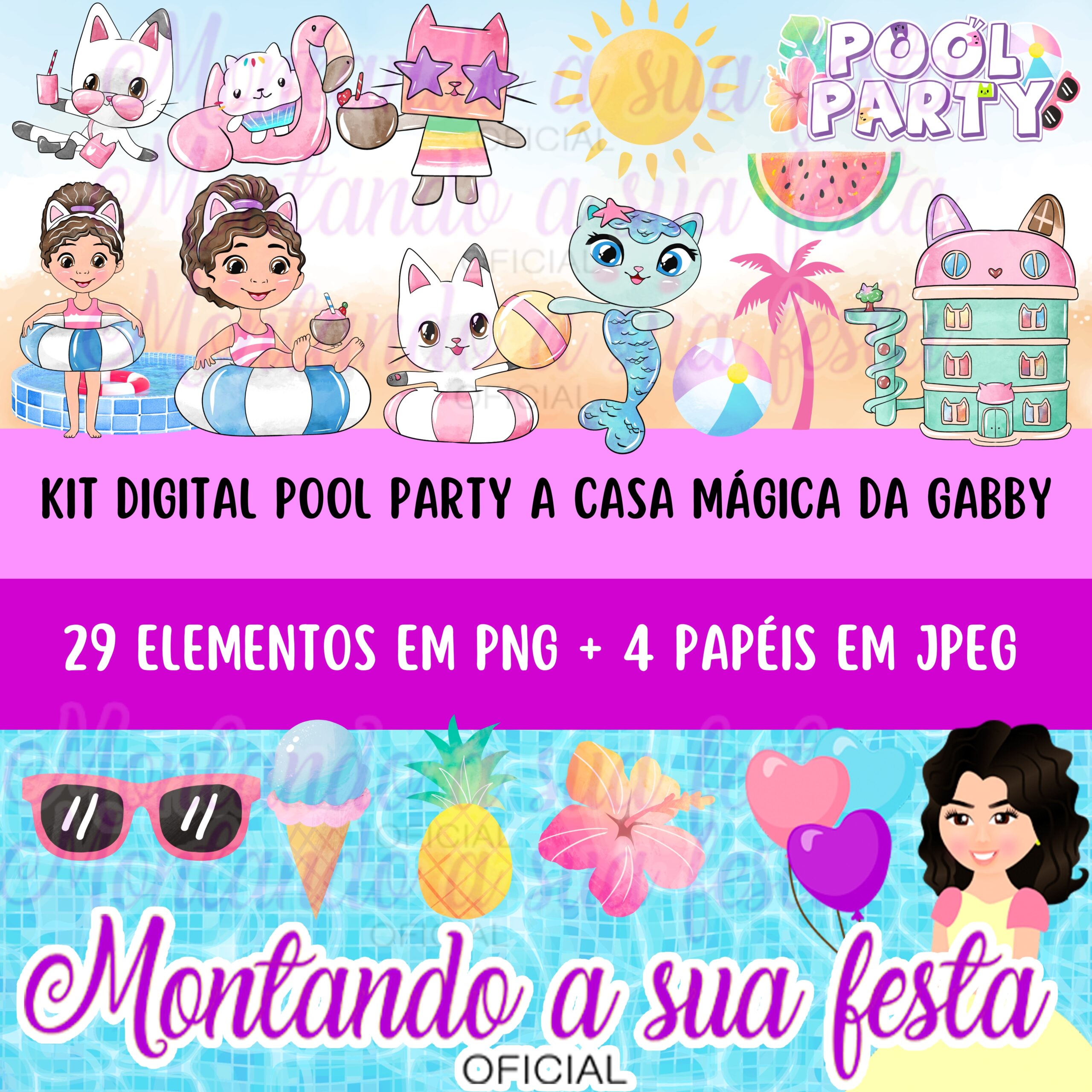 Pool Party A Casa Mágica da Gabby