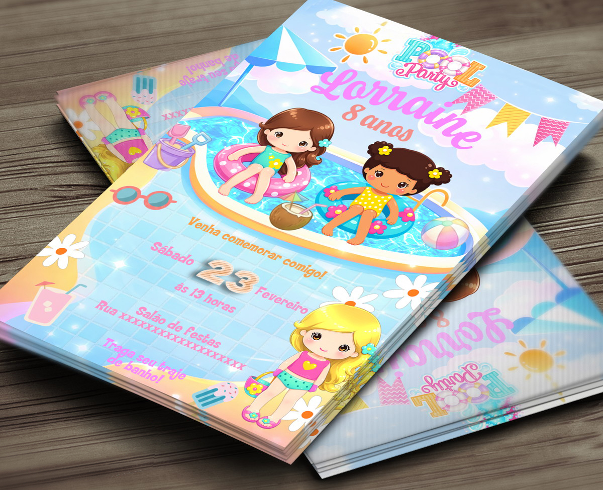 convite-digital-pool-party-convite-pool-party