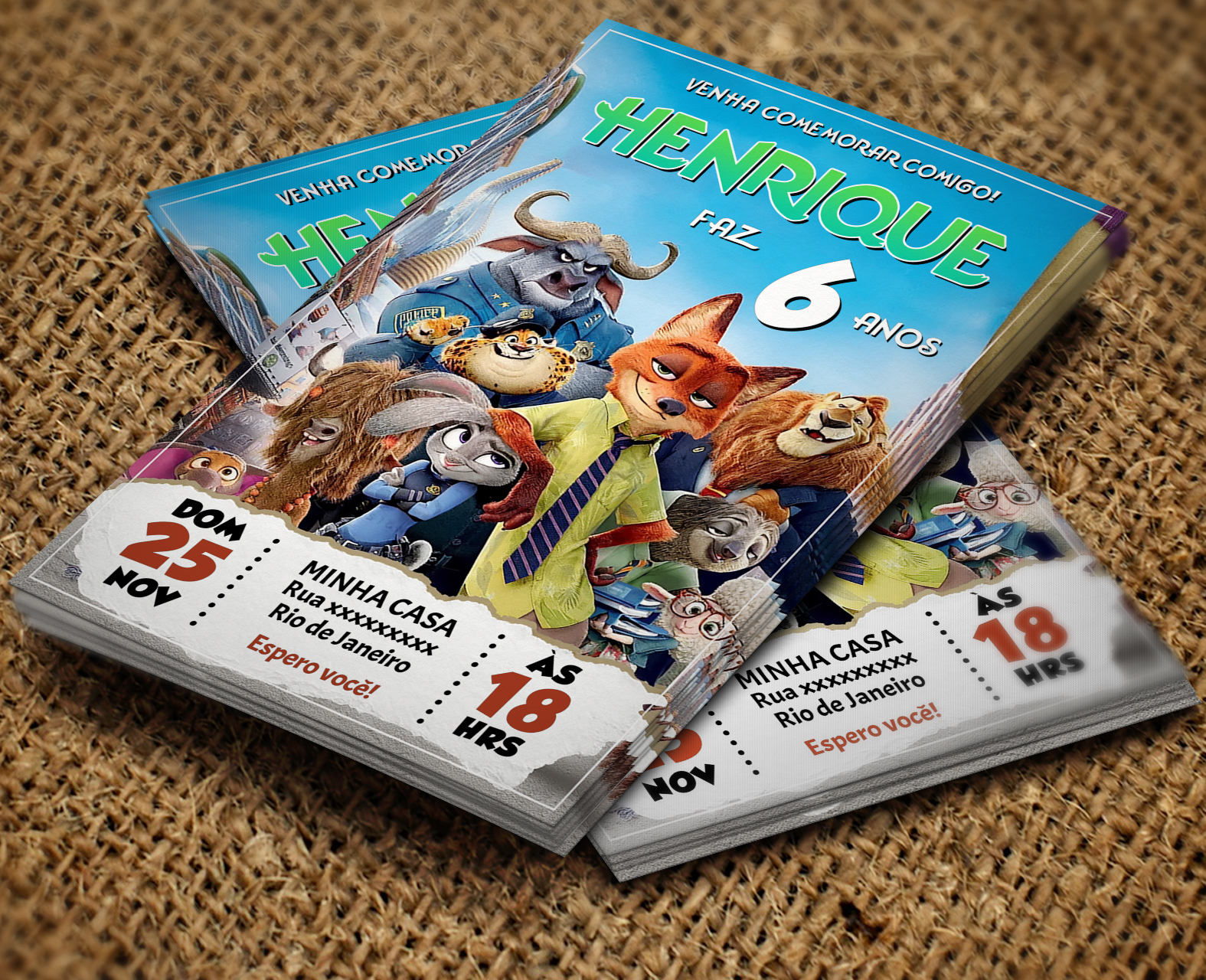 Template Zootopia copiar