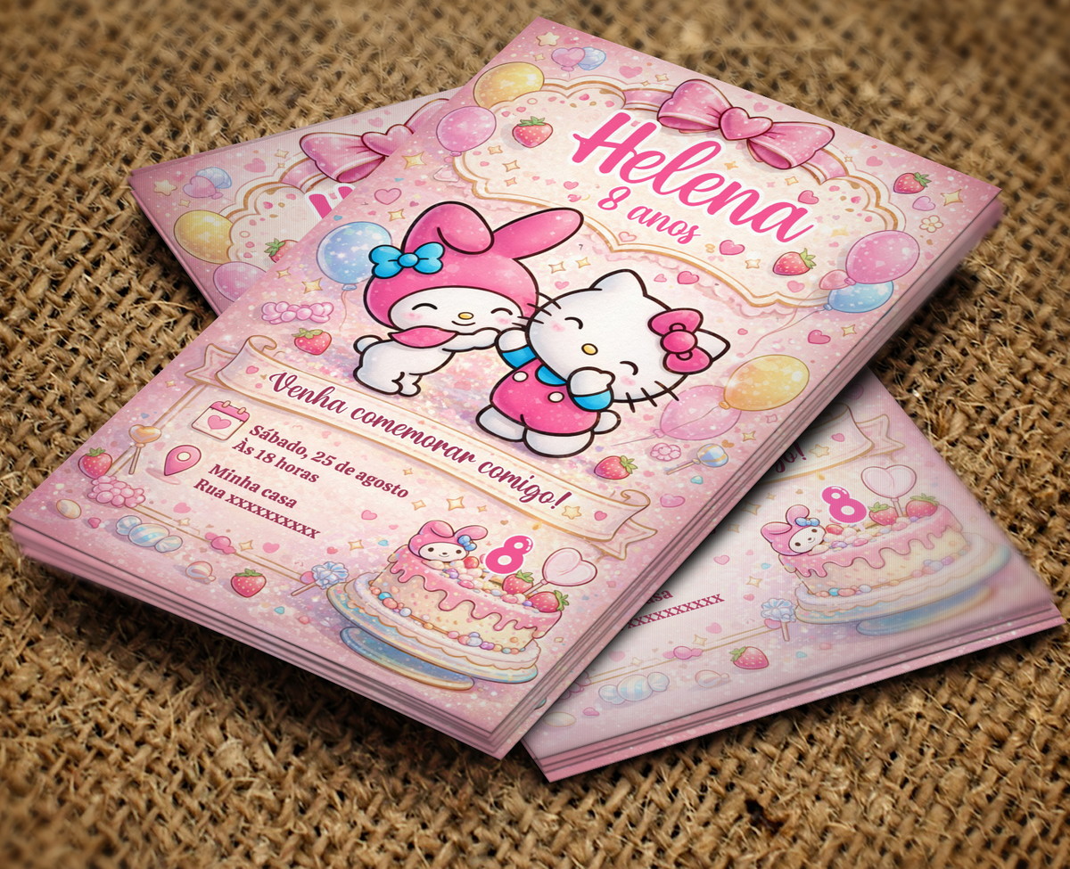 HELLO KITTY E MY MELODY