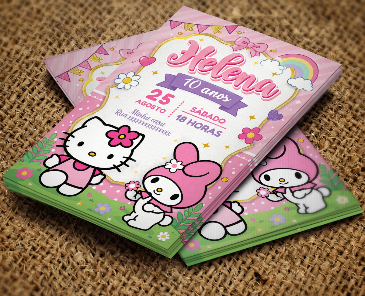 HELLO KITTY E MY MELODY