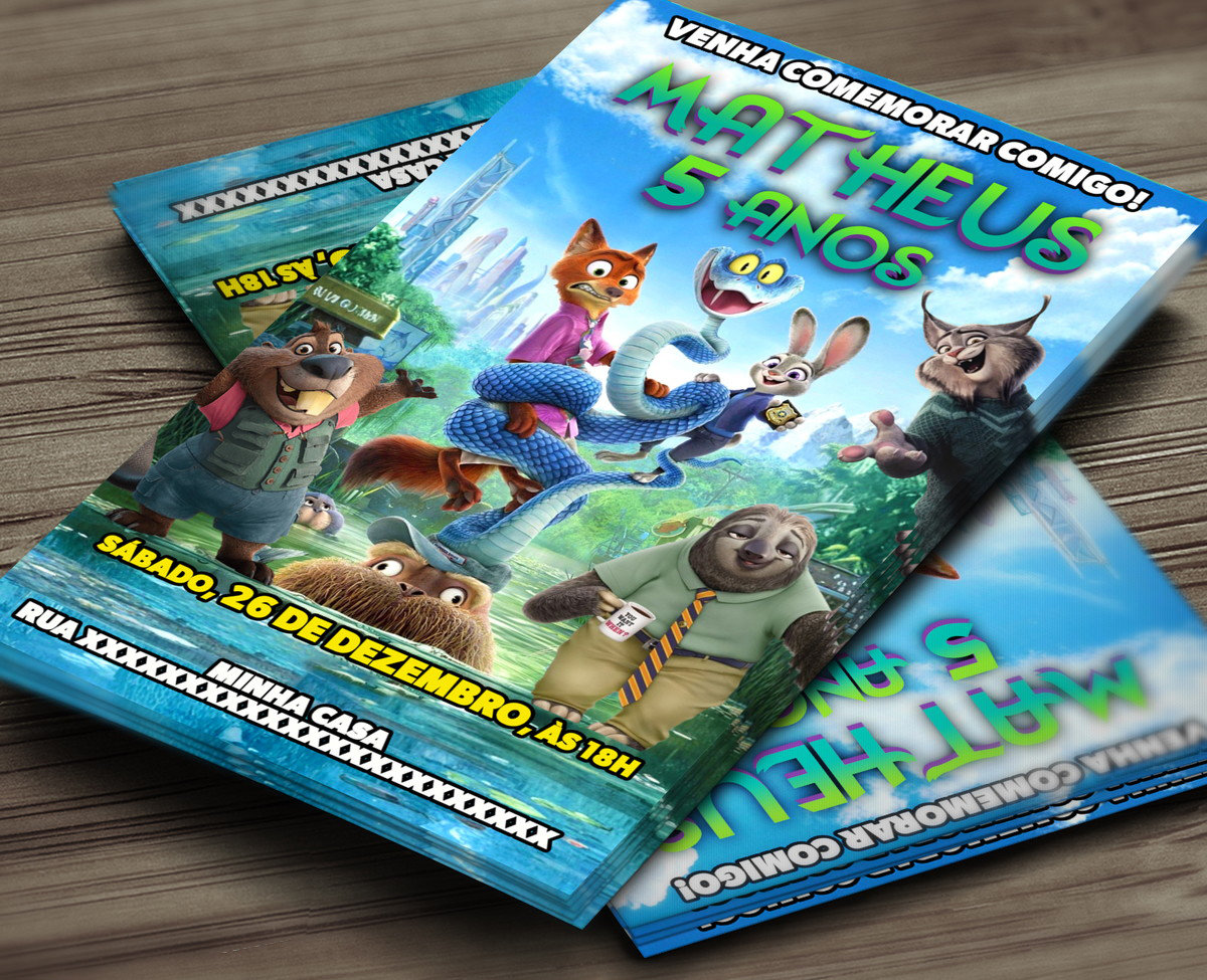 convite-digital-zootopia-convite