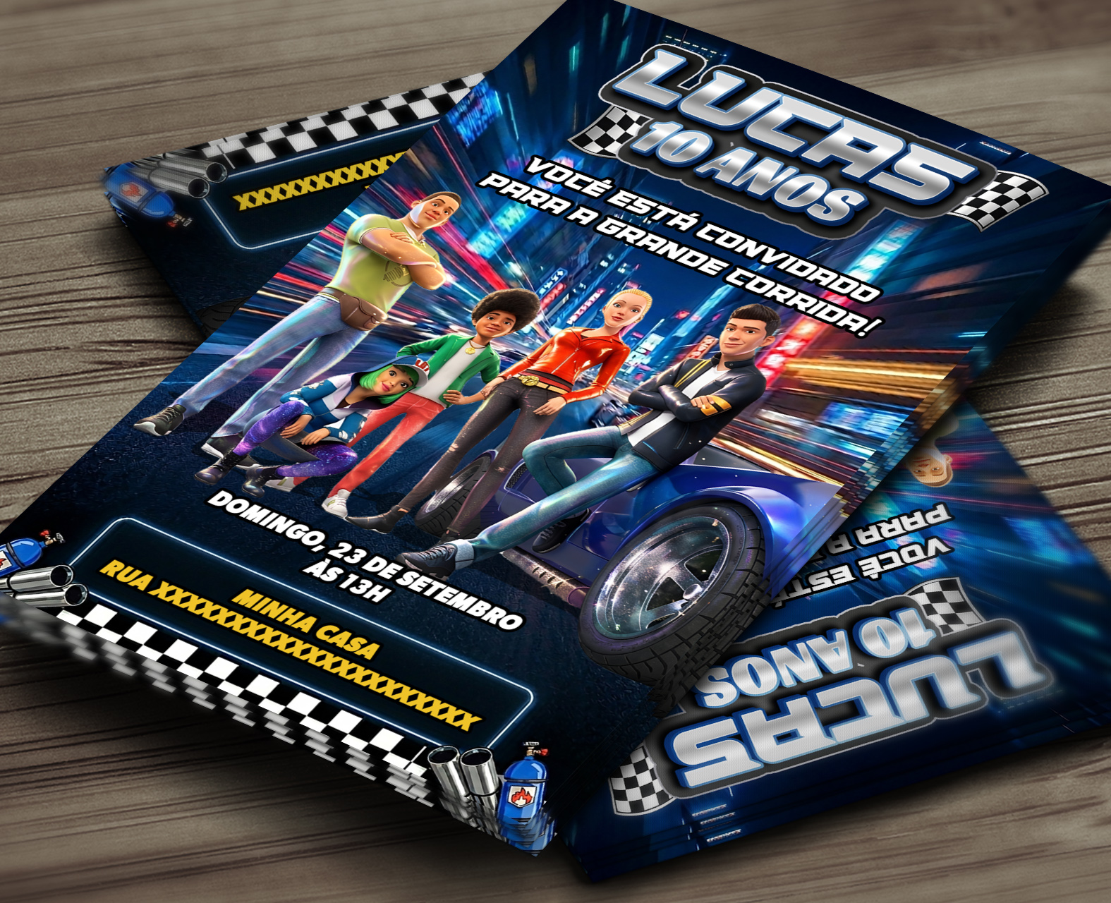 Convite Digital Velozes & Furiosos – Espiões do Asfalto