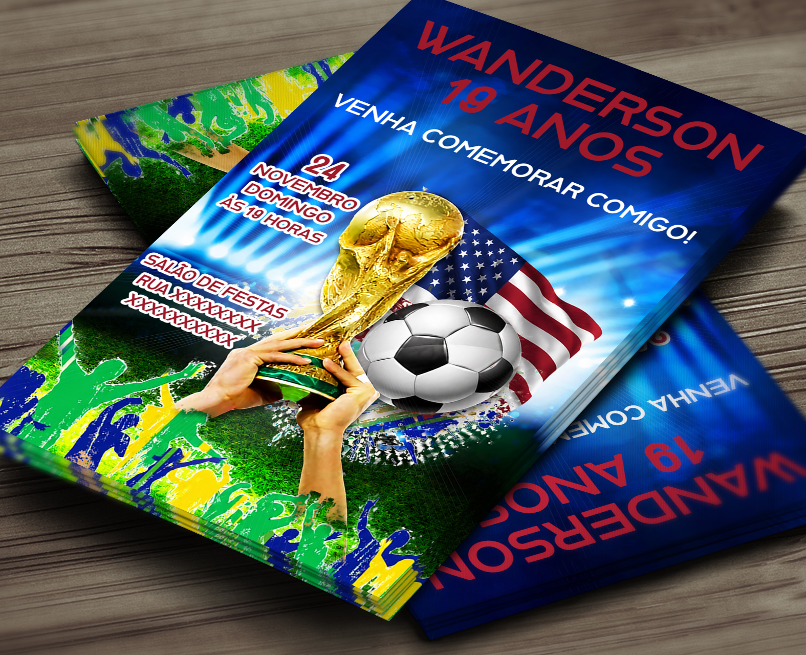 Convite digital copa o mundo