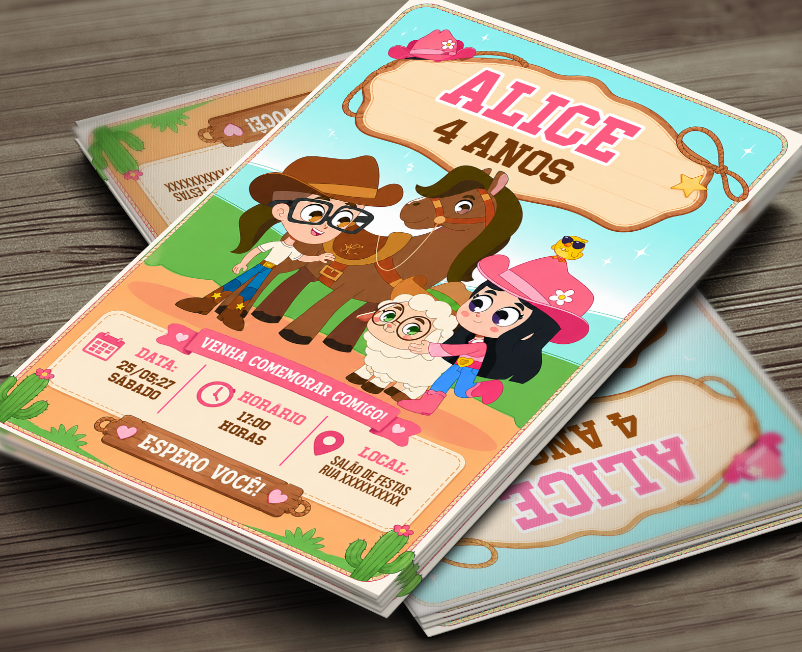 Convite Digital A Turma da Boiadeirinha - Ana Castela 6