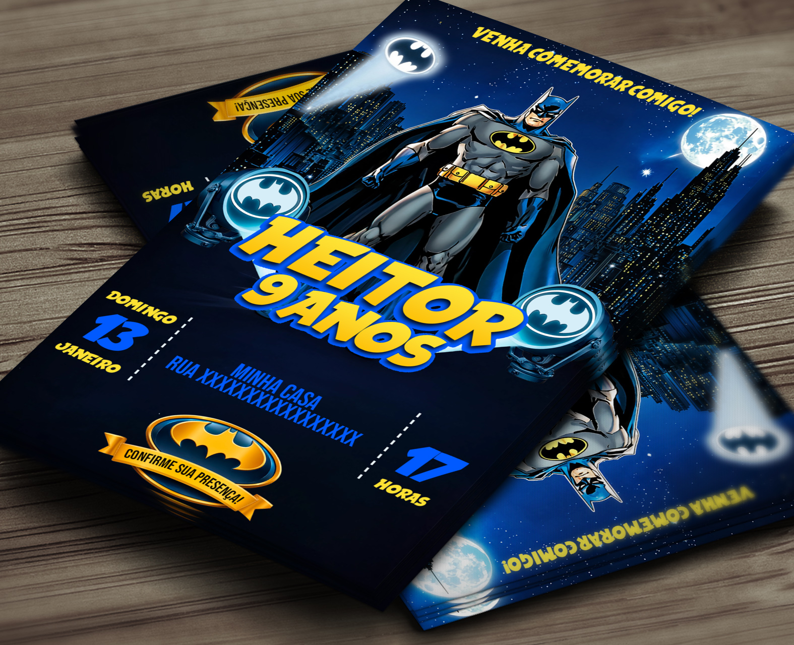 Convite Digital Batman 4