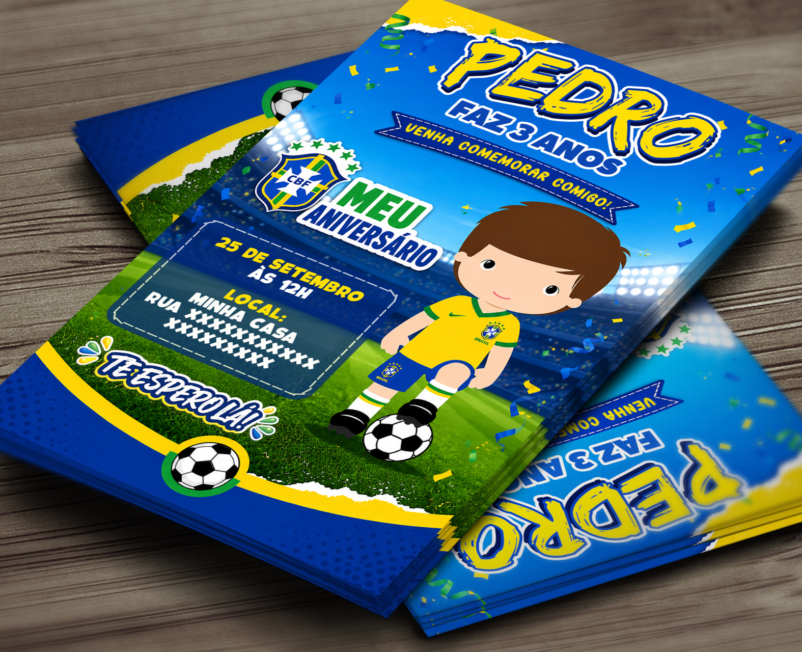 Convite Digital Brasil - Copa do Mundo