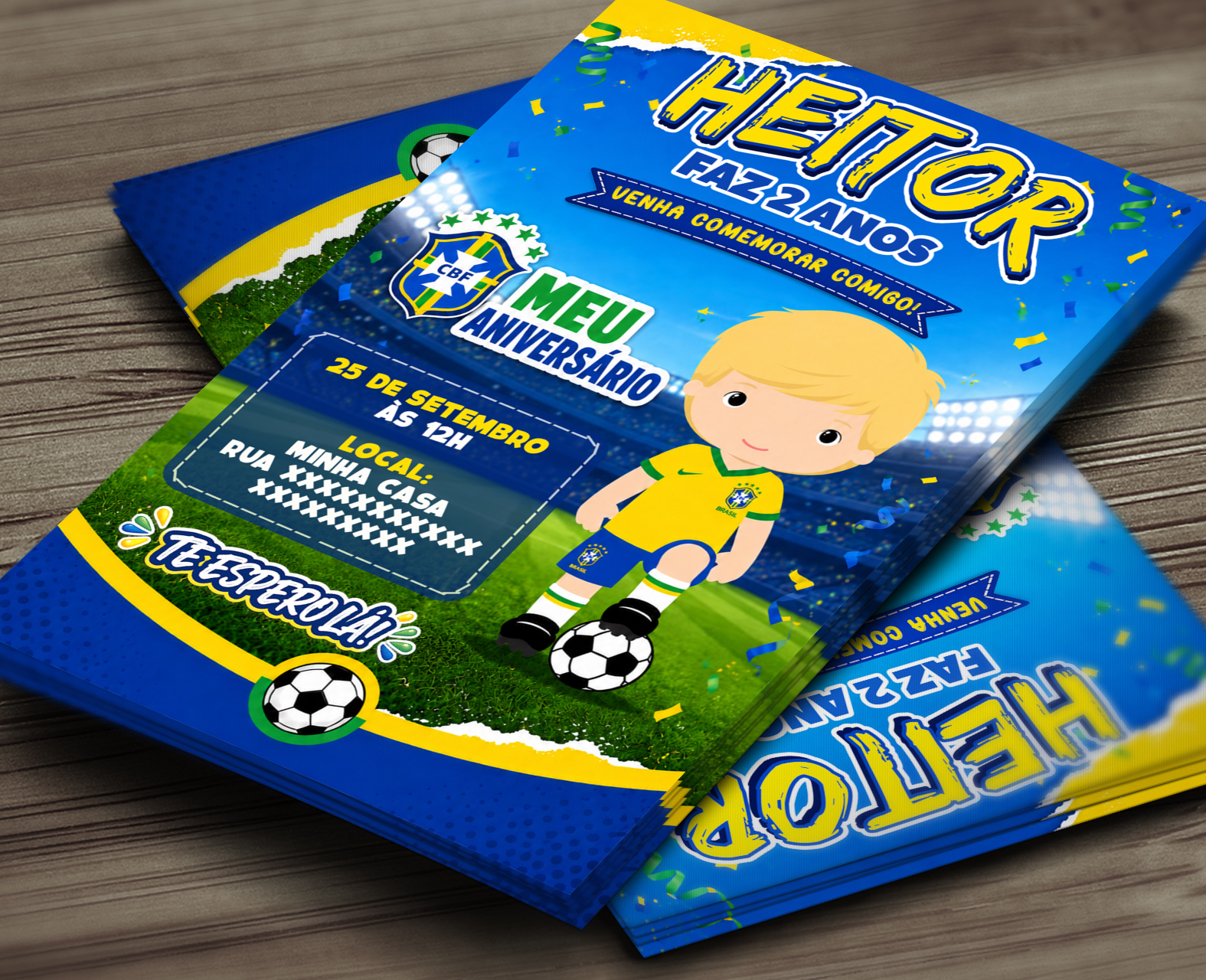 Convite Digital Brasil - Copa do Mundo