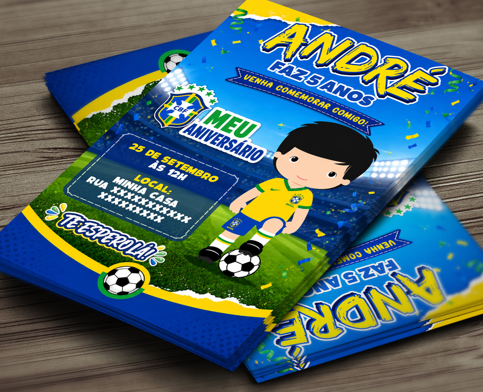 Convite Digital Brasil - Copa do Mundo
