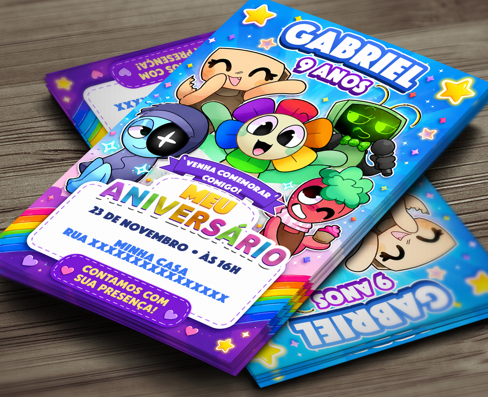 Convite Digital Dandy's World 2