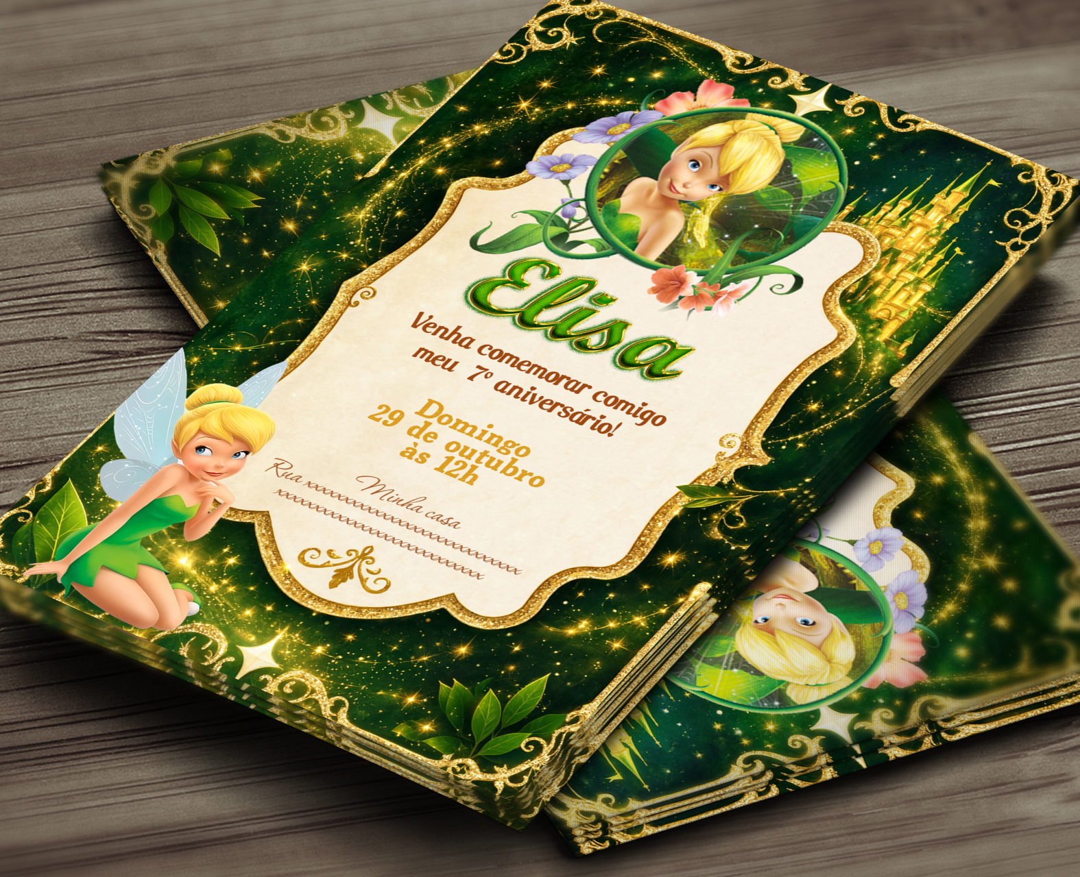 Convite Digital TinkerBell - Tinker Bell 2