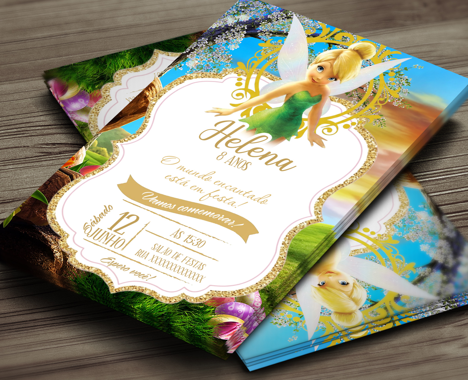 Convite Digital TinkerBell