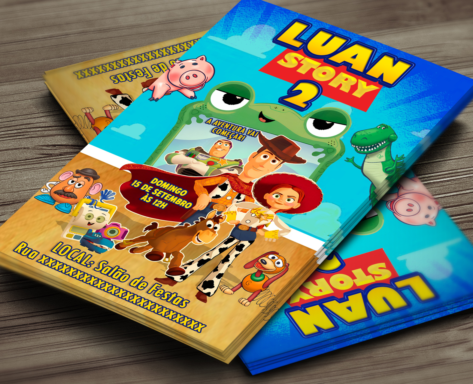 Convite Digital Toy Story 5 mod2