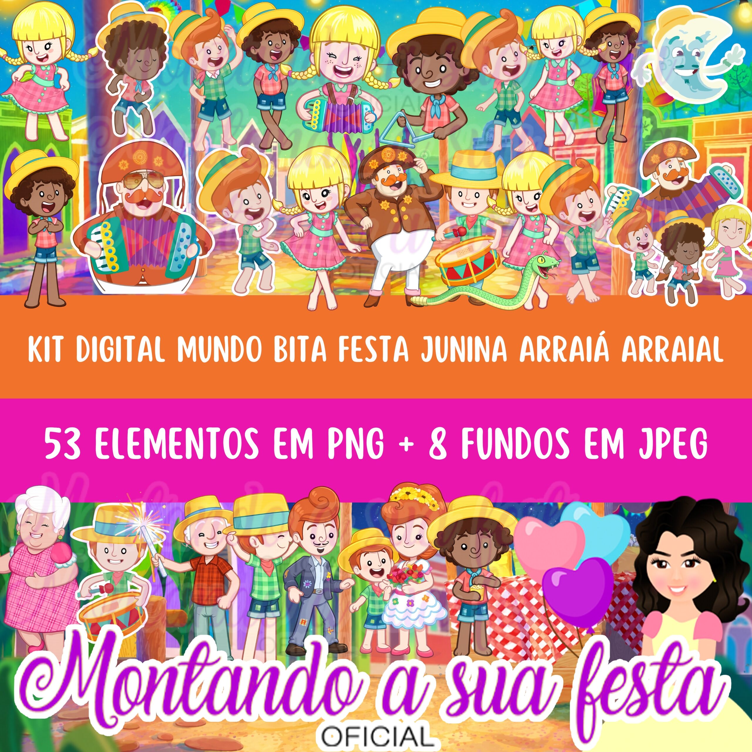 Mundo Bita Festa Junina Arraiá Arraial