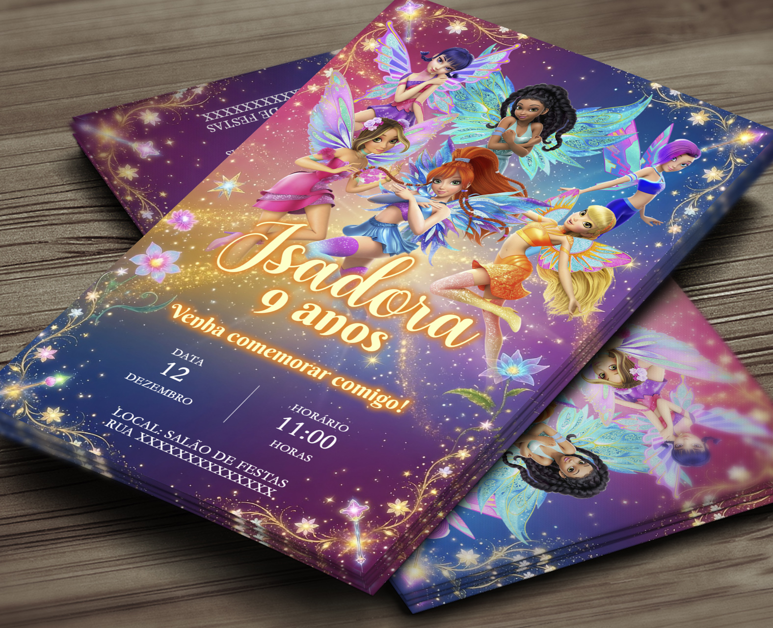 Convite Digital O Clube das Winx 4
