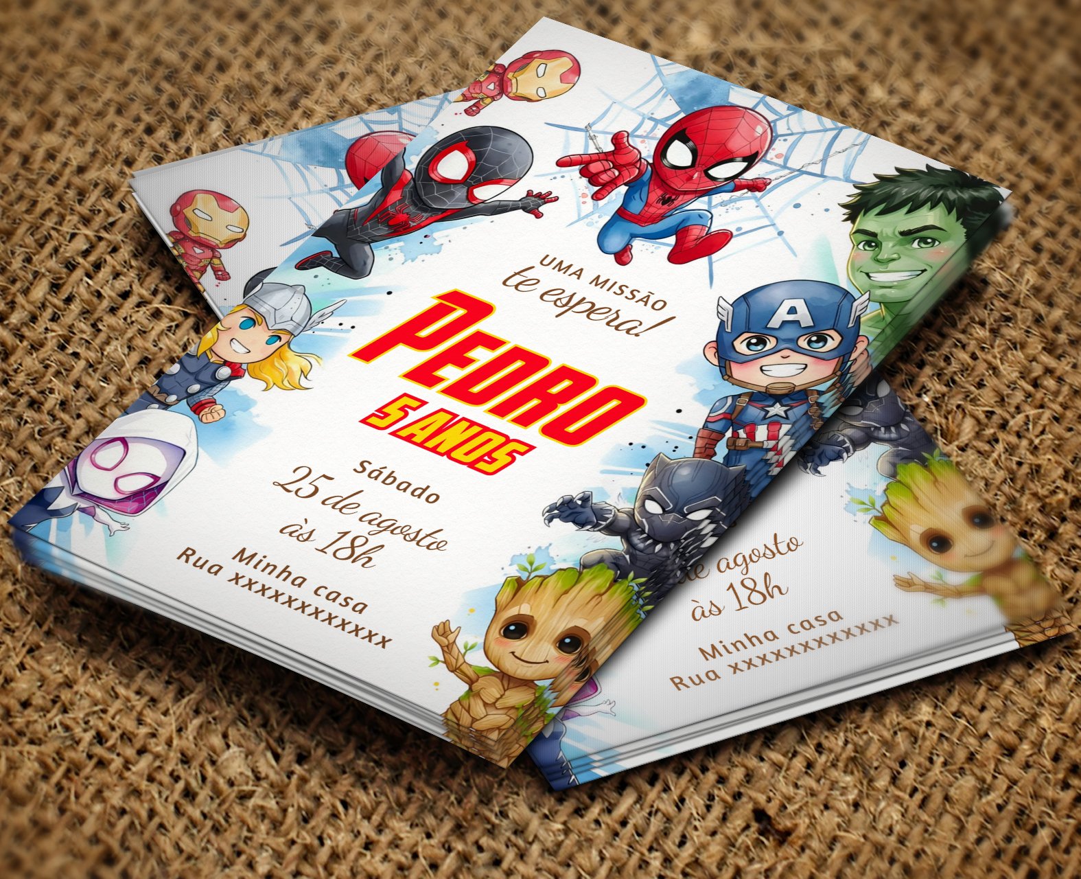HERÓIS VINGADORES MARVEL