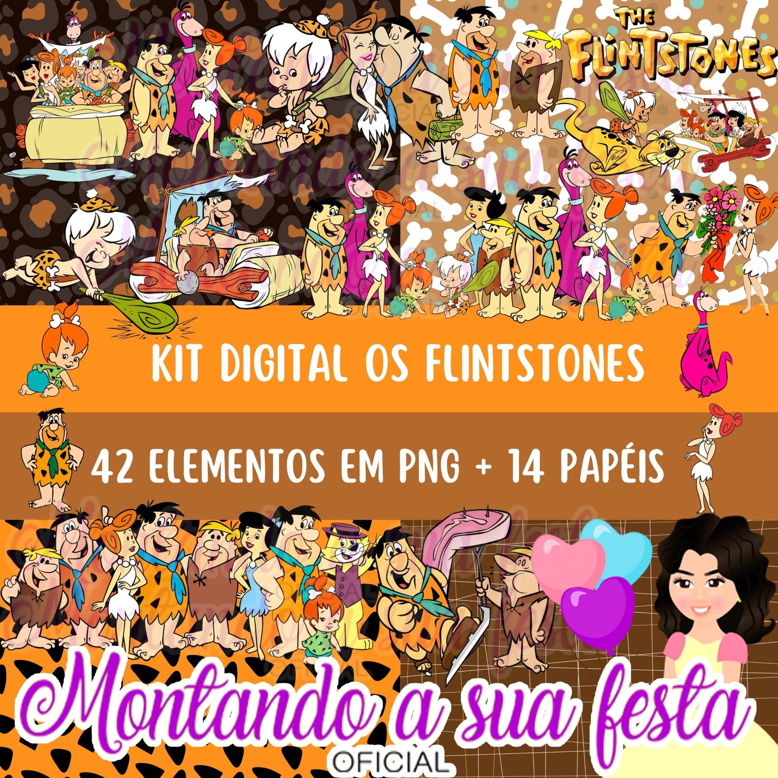 Kit Digital Os Flintstones